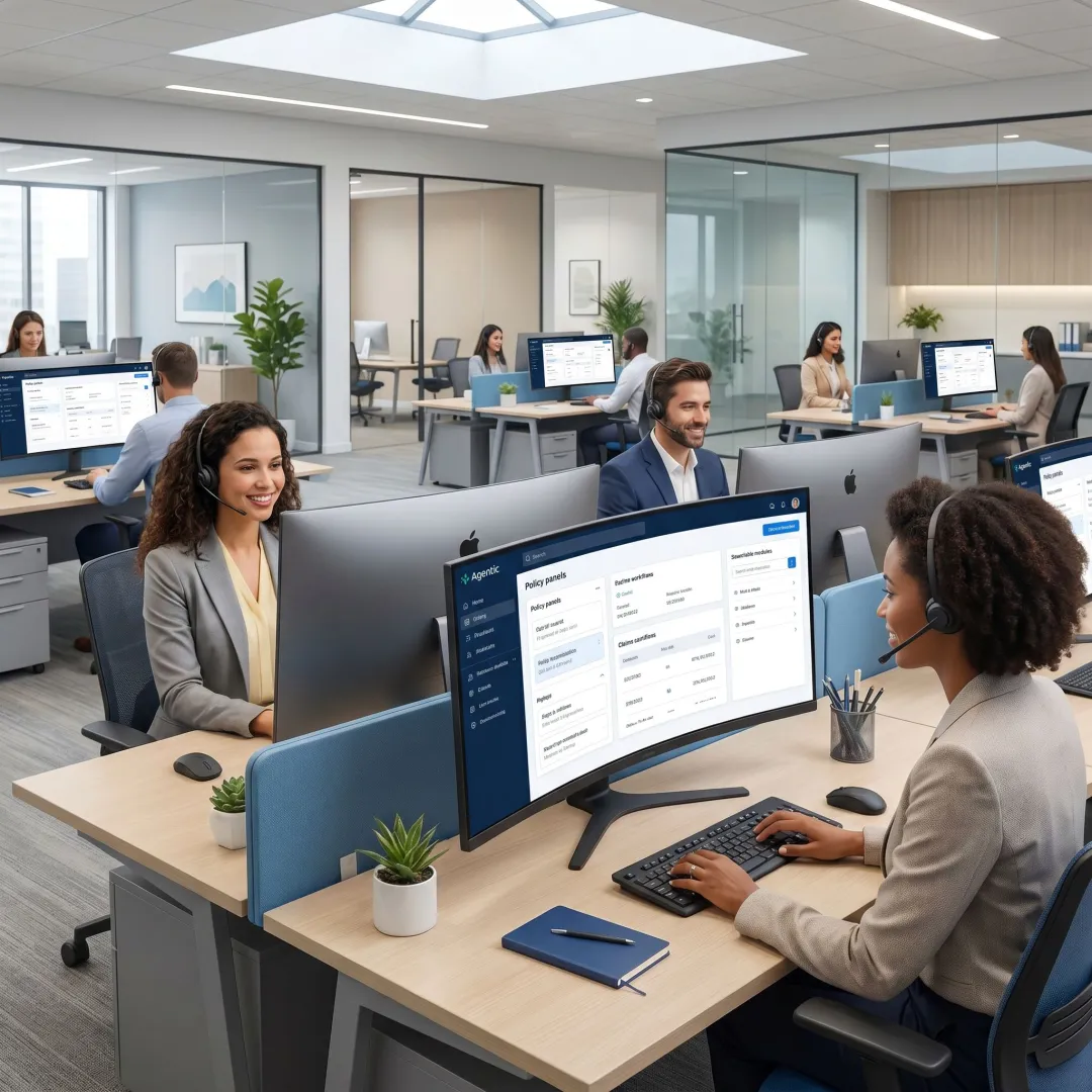 Life insurance agents using a digital knowledge base
