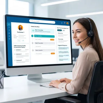 Unified agent desktop with knowledge and guidance tools