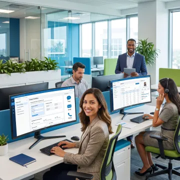 Claims support team using AI knowledge platform