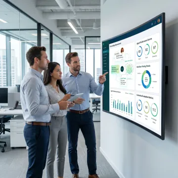 AI knowledge assessment dashboard for support agents