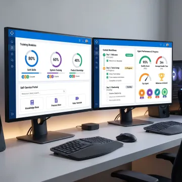 Agent onboarding software dashboard with self-service portal
