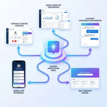Unified knowledge delivery across support channels