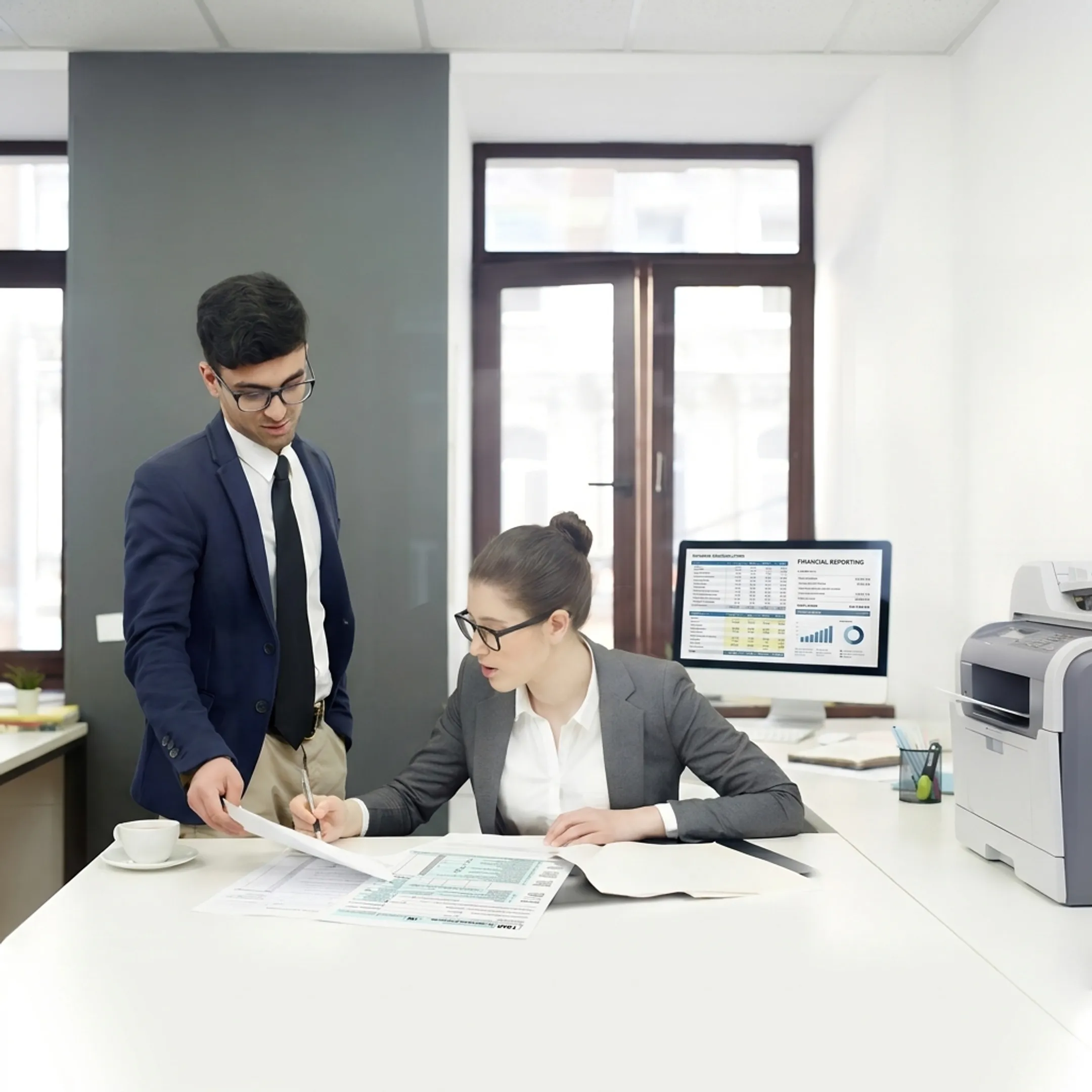 Offshore accounting professional supporting tax and financial reporting work