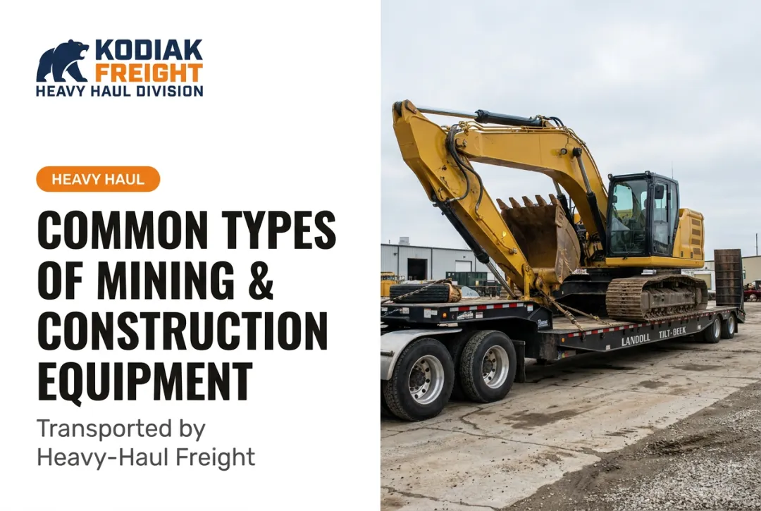 Common Types of Mining & Construction Equipment