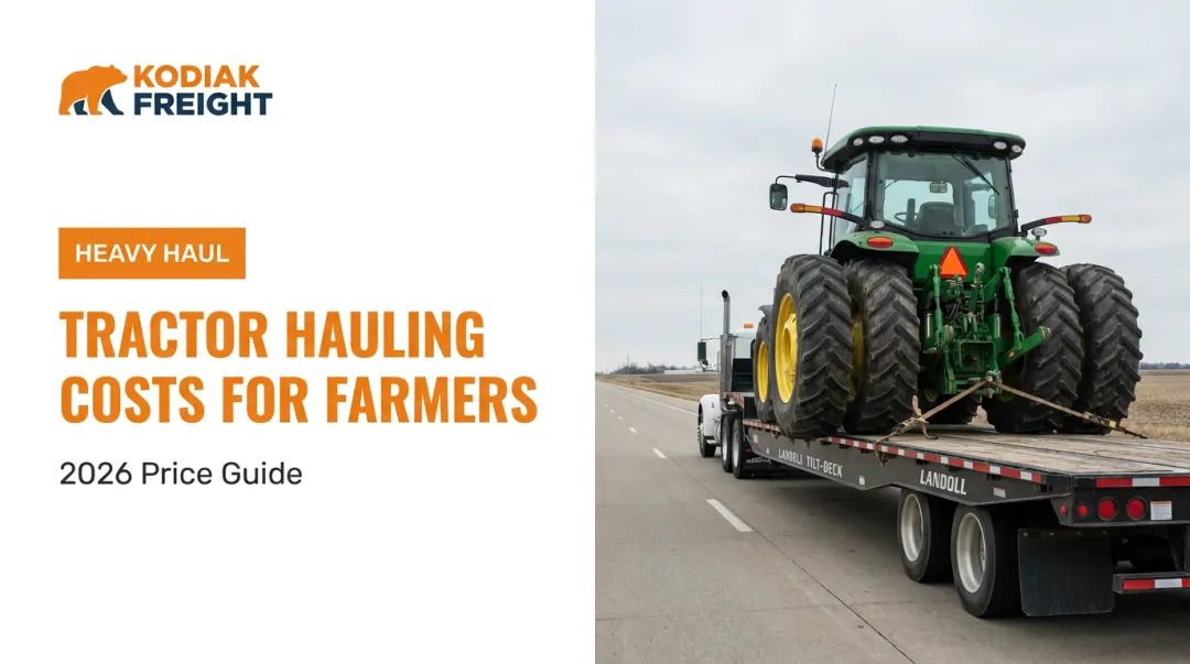 Tractor Hauling Costs for Farmers: 2026 Price Guide
