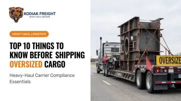 Top 10 Things to Know Before Shipping Oversized Cargo