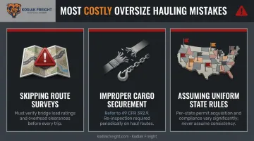 Three most common oversize hauling safety mistakes and how to avoid them