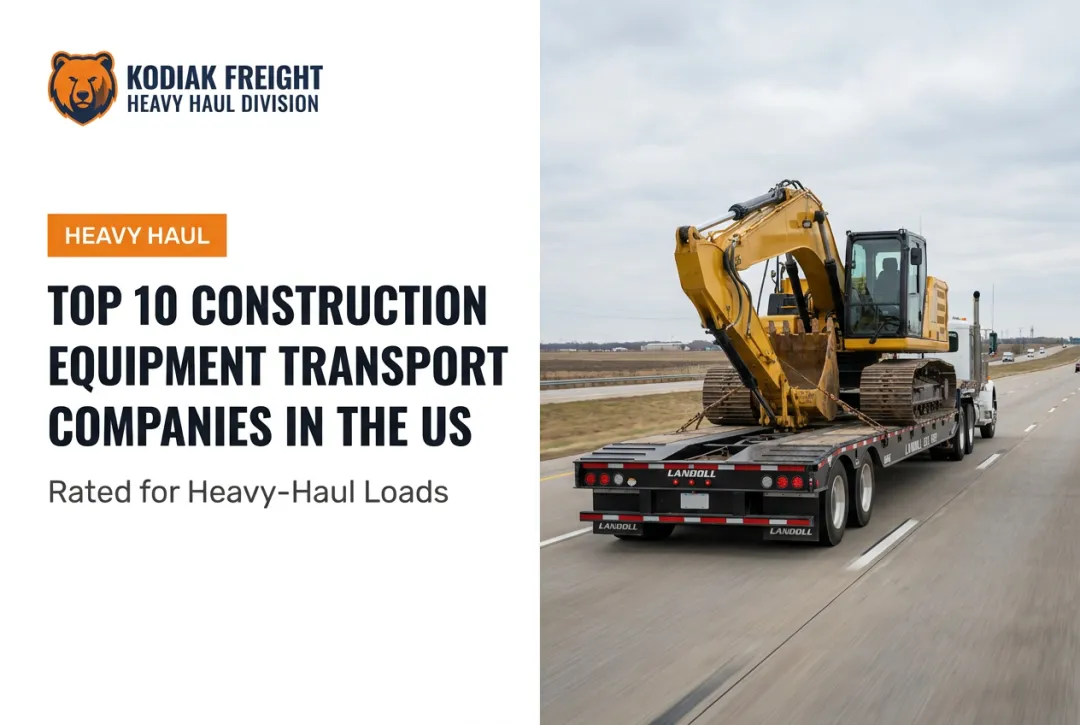 Top 10 Construction Equipment Transport Companies in the US