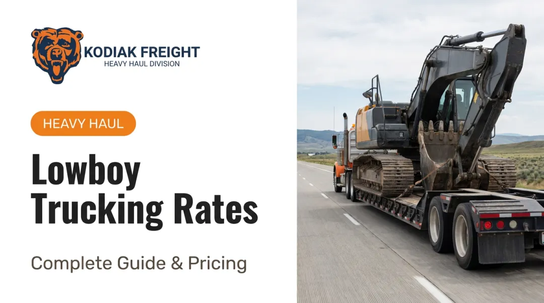Lowboy Trucking Rates: Complete Guide & Pricing