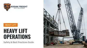 Heavy Lift Operations: Safety &amp; Best Practices Guide