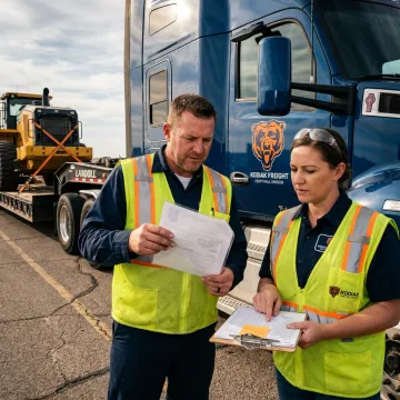 Heavy-haul team planning an oversized equipment move