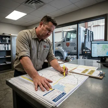 Heavy haul route planning for oversized equipment