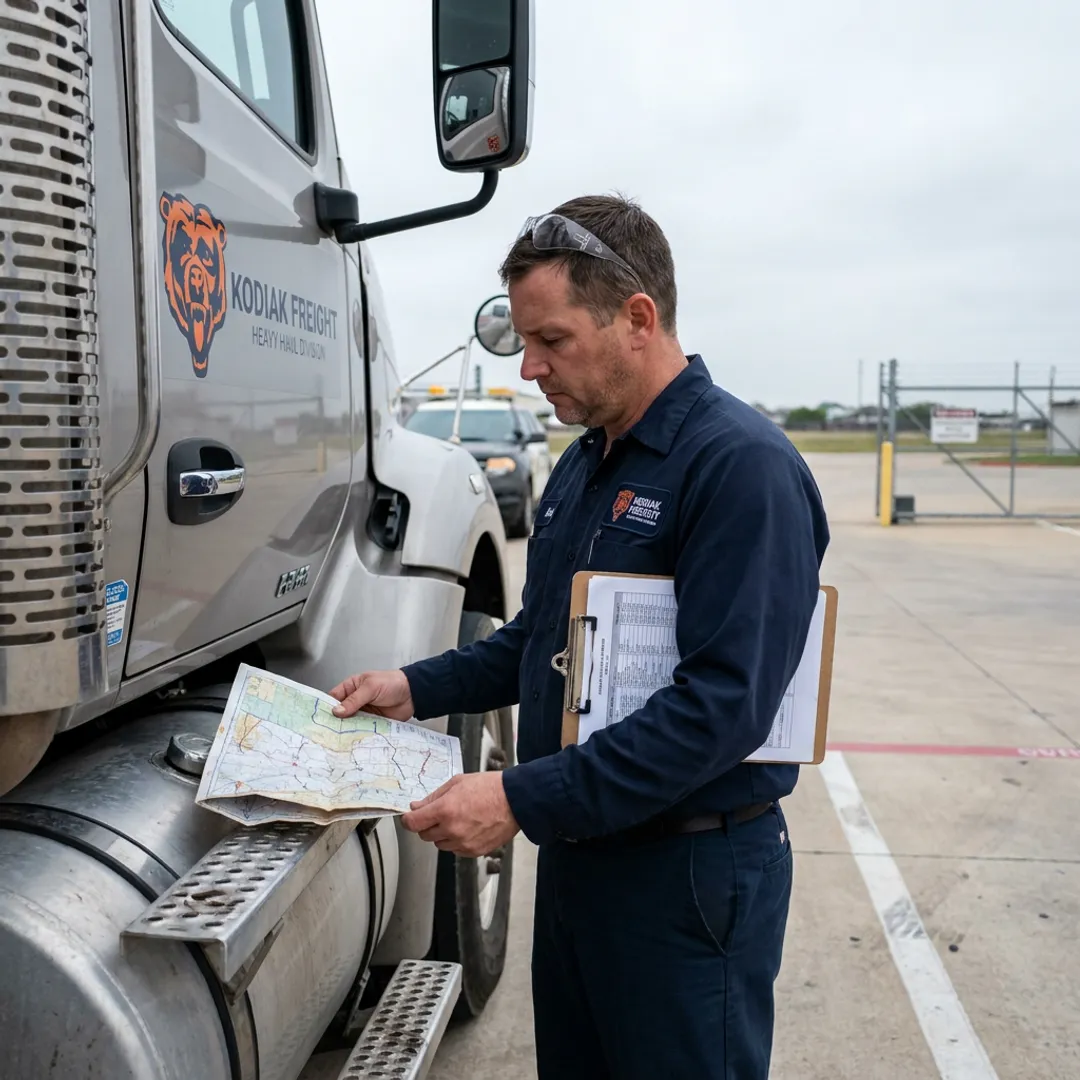 Dispatcher coordinating expedited freight shipment