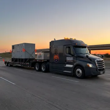 Dedicated lane trucking for industrial freight