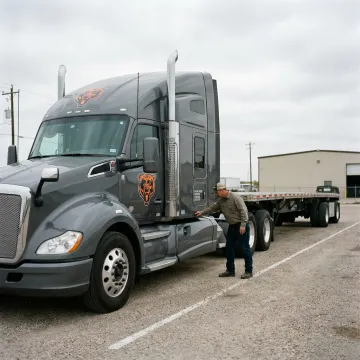 Semi tractor connecting to customer-owned trailer