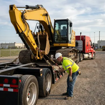 Lowboy Trailer Transport & Equipment Shipping Services