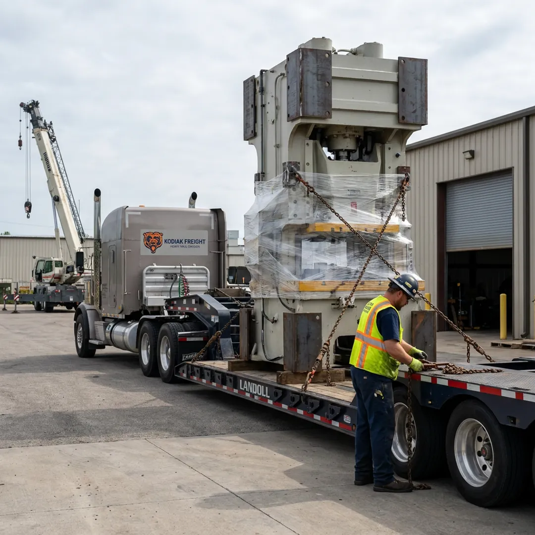 Industrial plant relocation heavy-haul transport