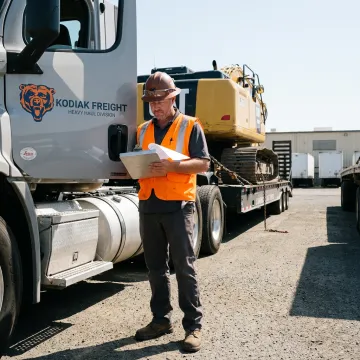 Heavy haul route planning and equipment transport process