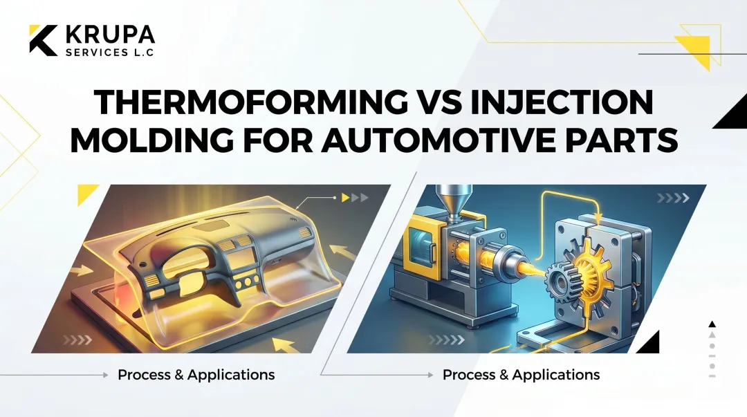 Thermoforming vs Injection Molding for Automotive Parts