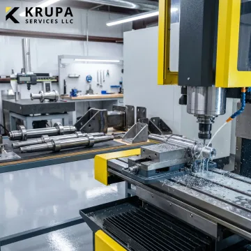 Custom metal fabrication of precision industrial components