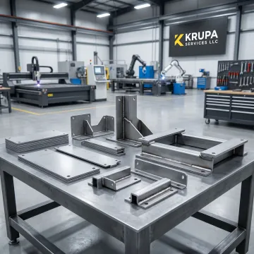 Custom fabricated steel components