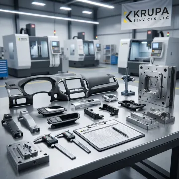 Automotive injection molded plastic components