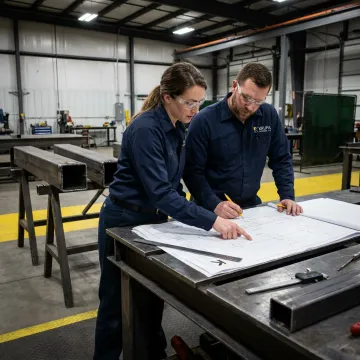 Steel fabrication planning and quality review
