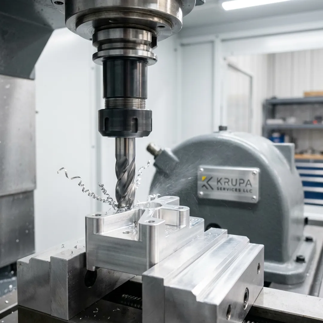 Precision CNC machining aerospace metal part