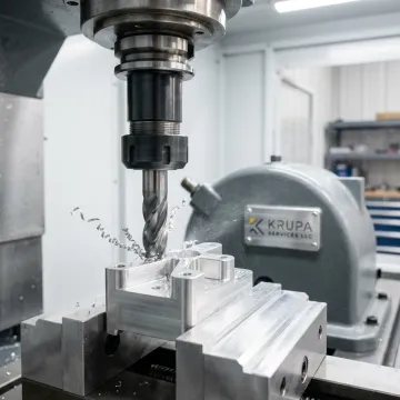 Precision CNC machining aerospace metal part