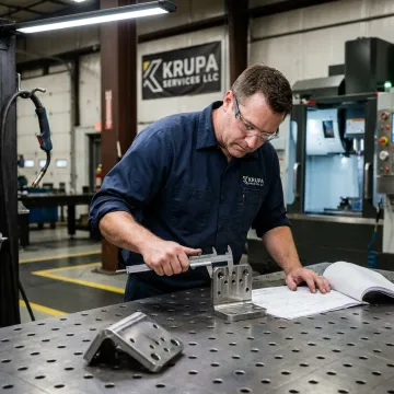 Steel fabrication process inspection