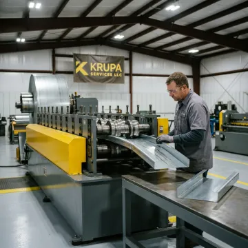 Precision metal roll forming production line