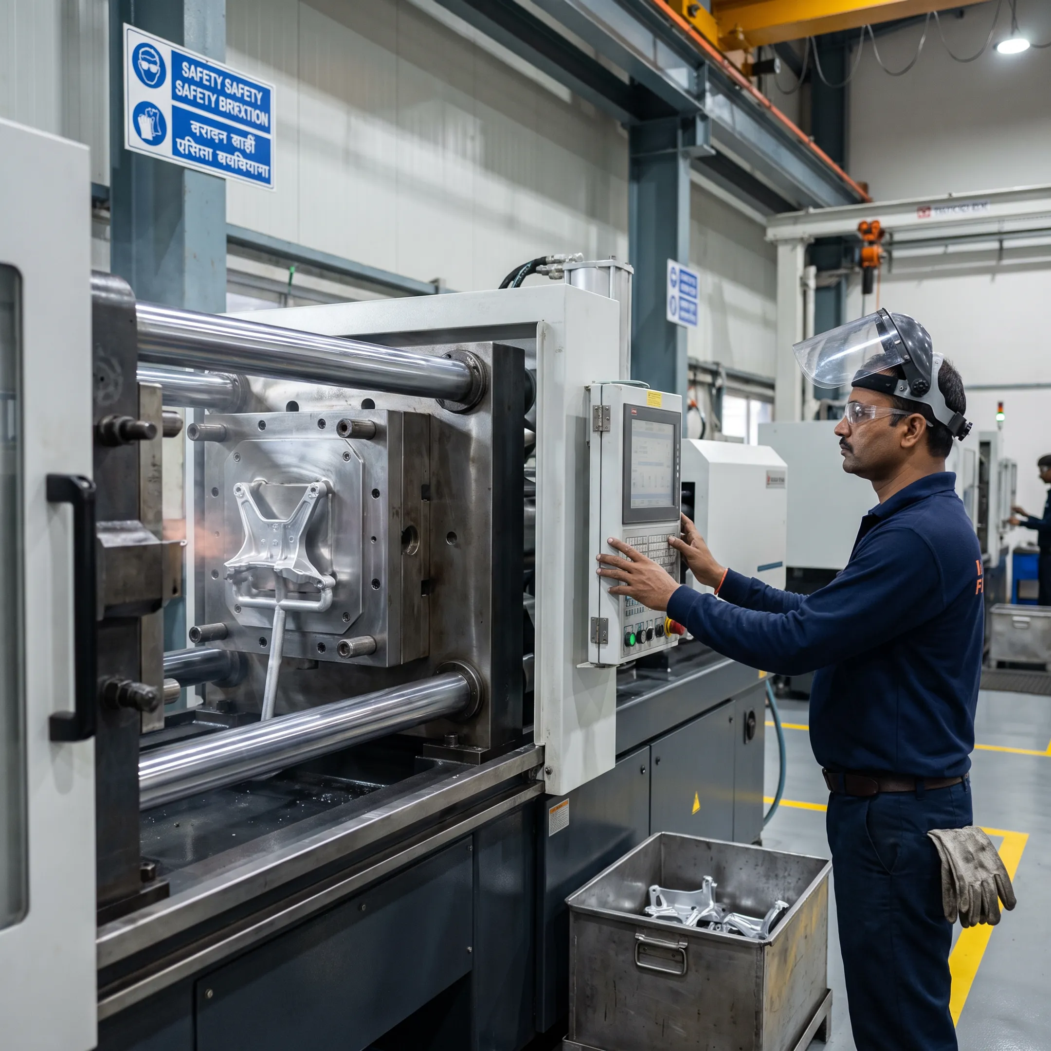 High precision magnesium die casting manufacturing facility in India