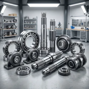 Industrial mining equipment bearings and components
