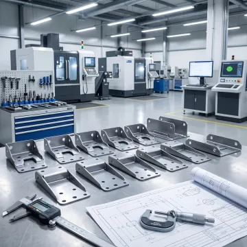 Automotive metal fabrication components and manufacturing setup
