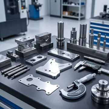 Stamped metal OEM components with tooling and inspection setup