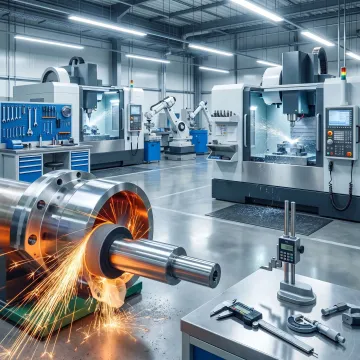 Custom automotive parts manufacturing facility