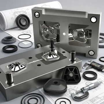 Engineered custom rubber parts production