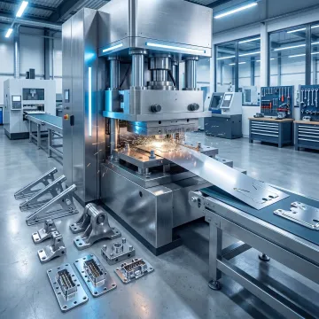 Precision metal stamping components for renewable energy manufacturing