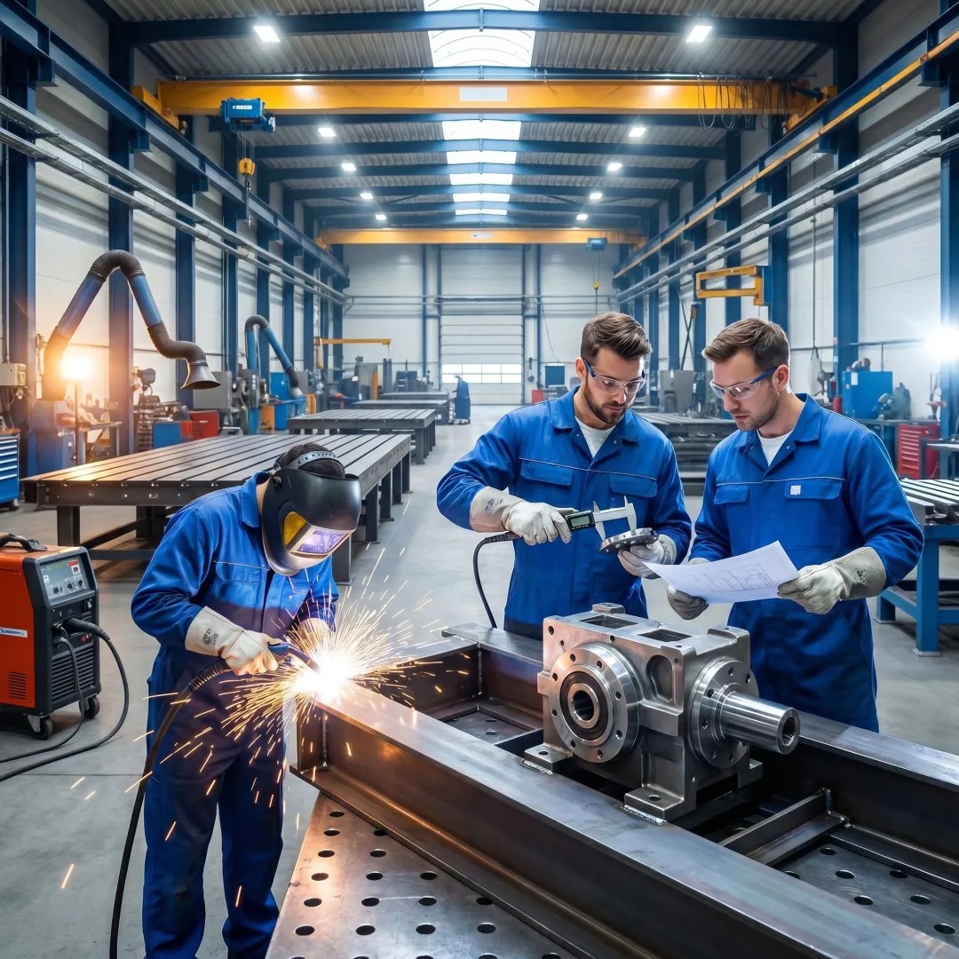Industrial metal fabrication and assembly work