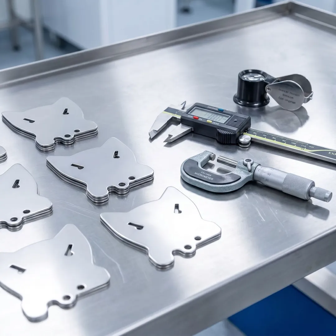 Stamped medical metal components and tooling