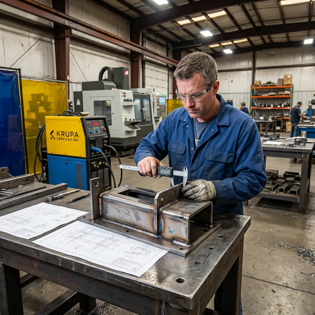 Steel fabrication process inspection