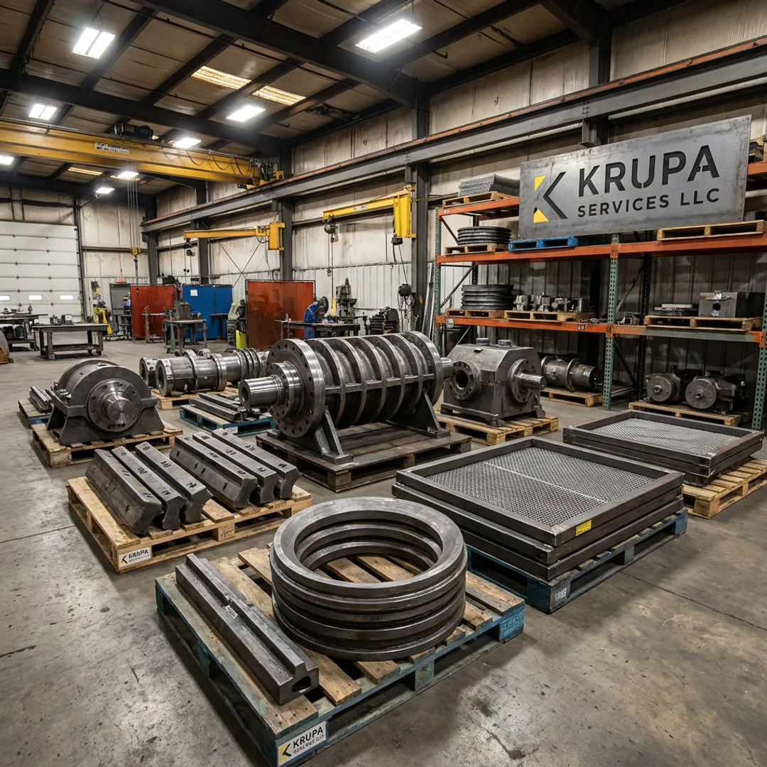 Mining machinery parts and heavy equipment components