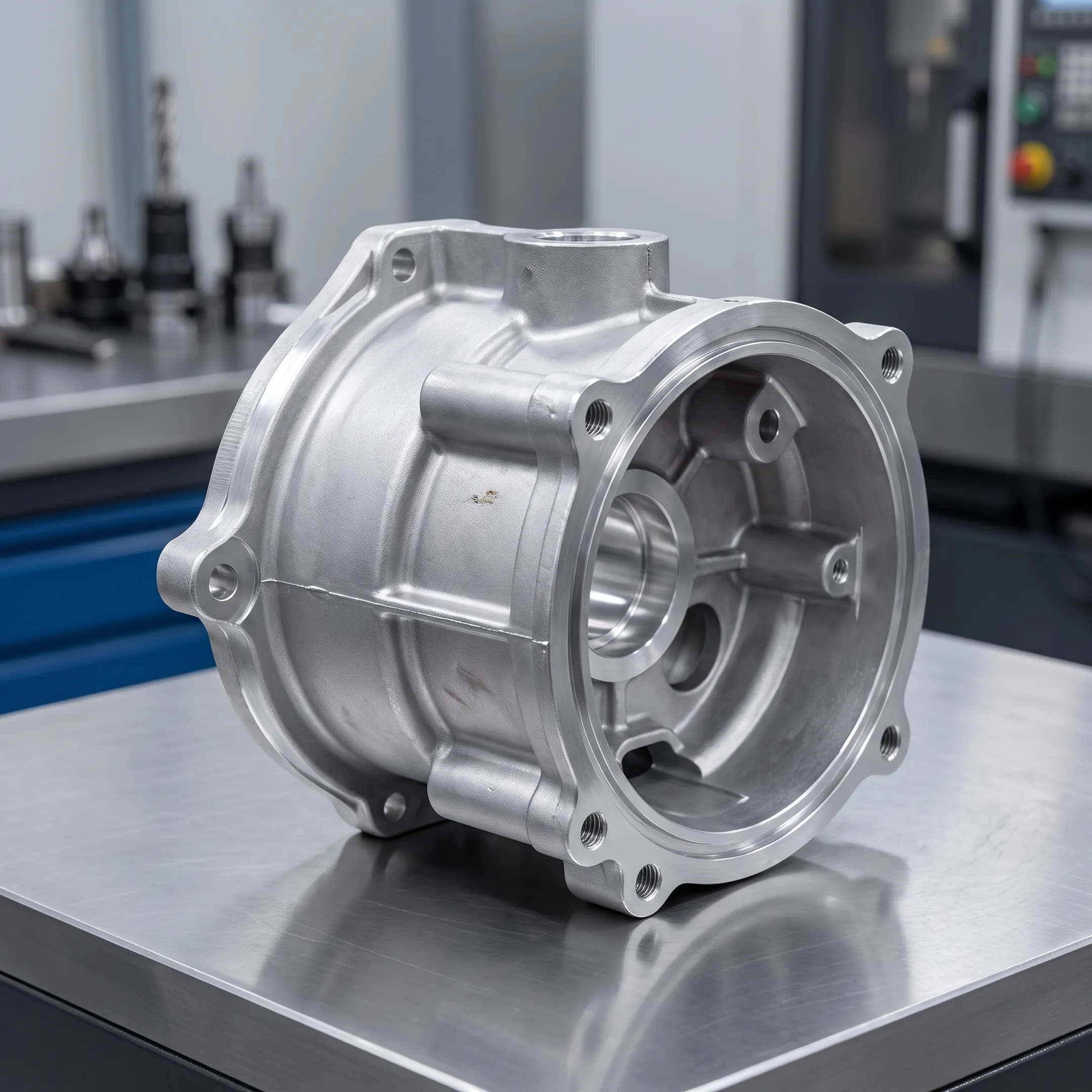 Precision investment casting housing component for aerospace systems