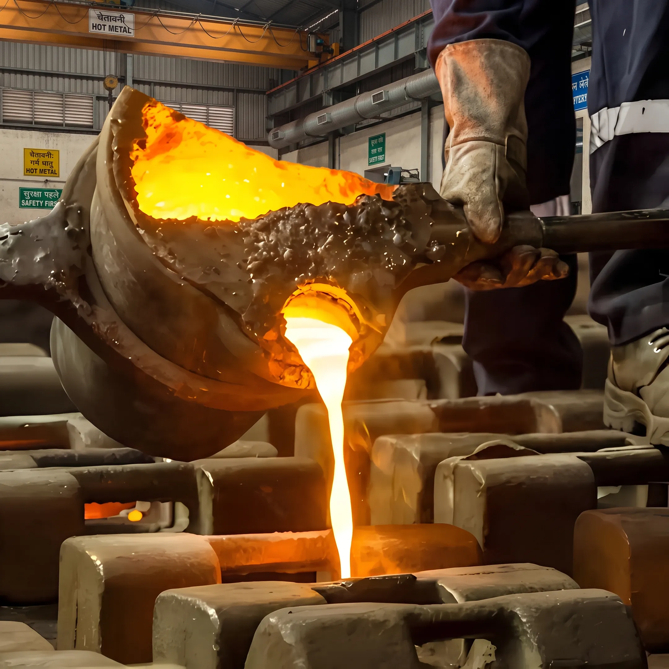 Copper alloy casting manufacturing facility in India