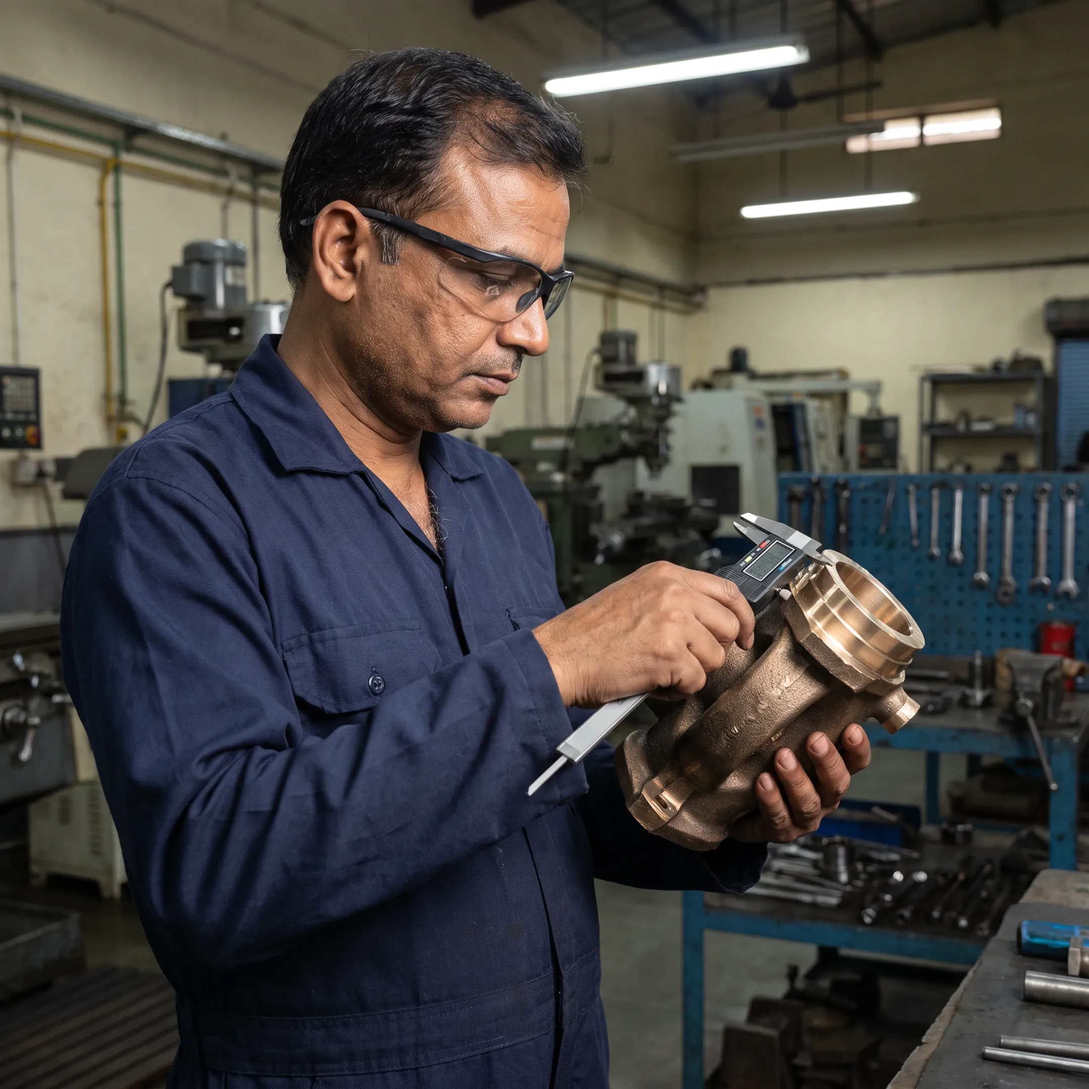 Precision copper alloy casting manufacturing process