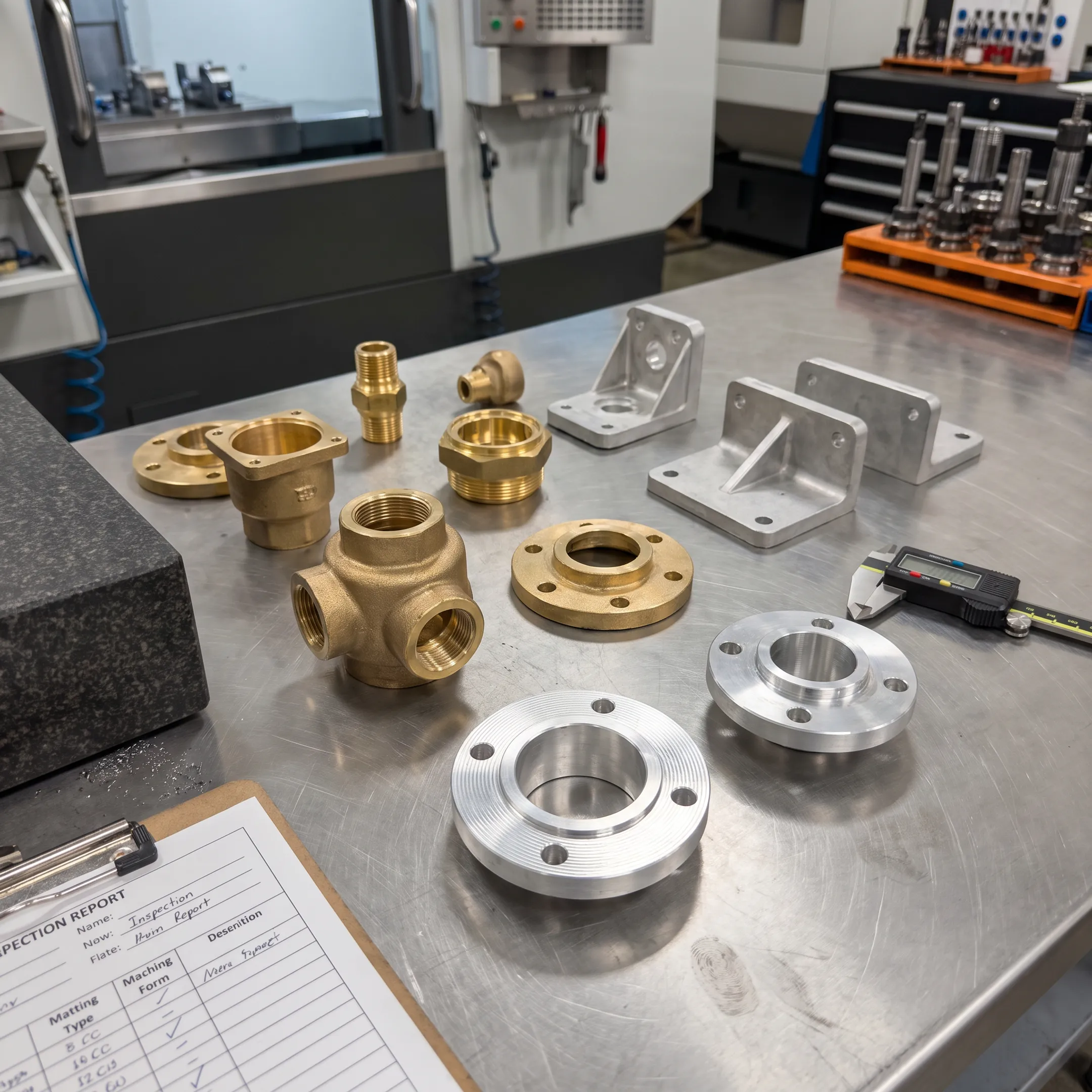 Non-ferrous precision casting components and metal assemblies