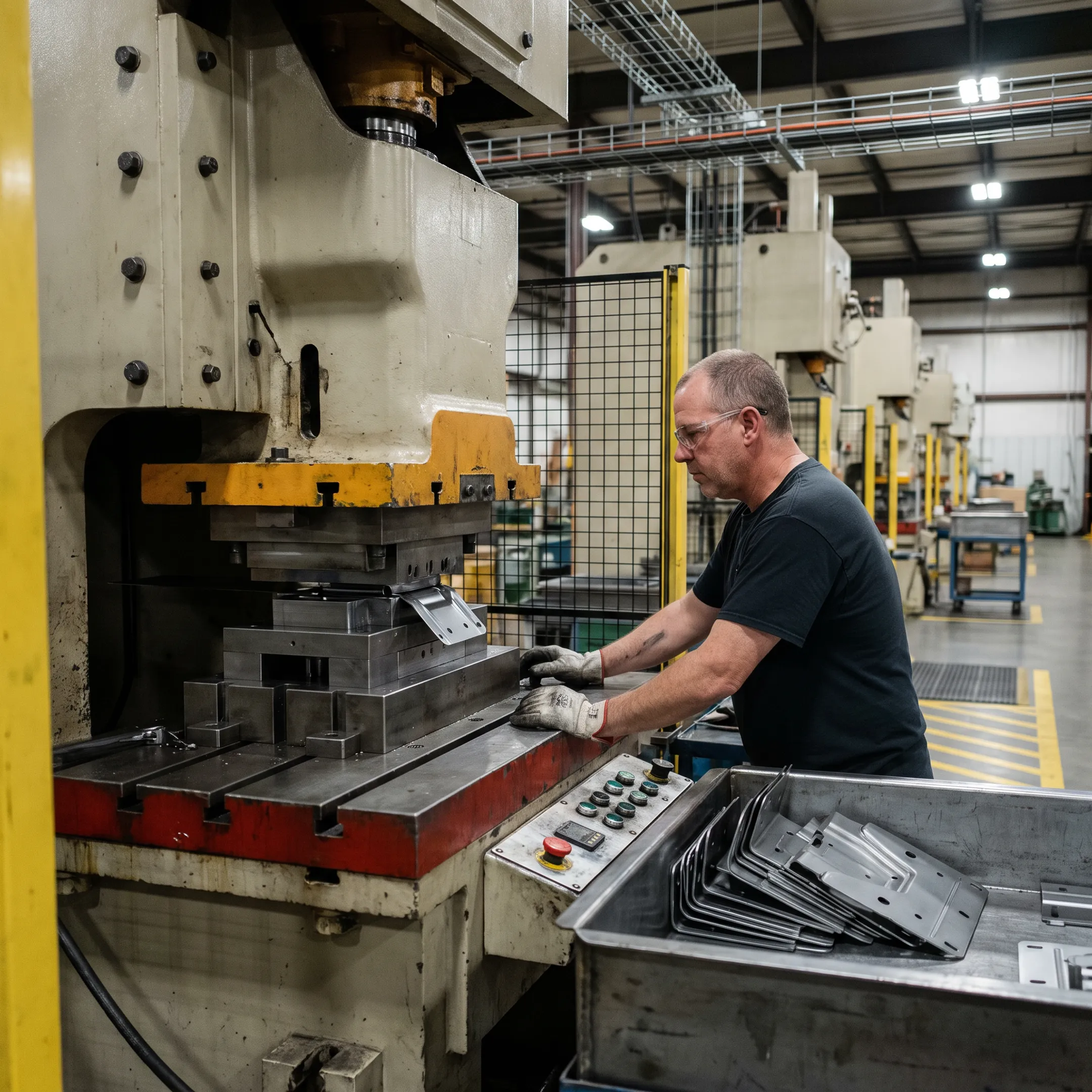 Precision metal stamping for lawn and garden parts