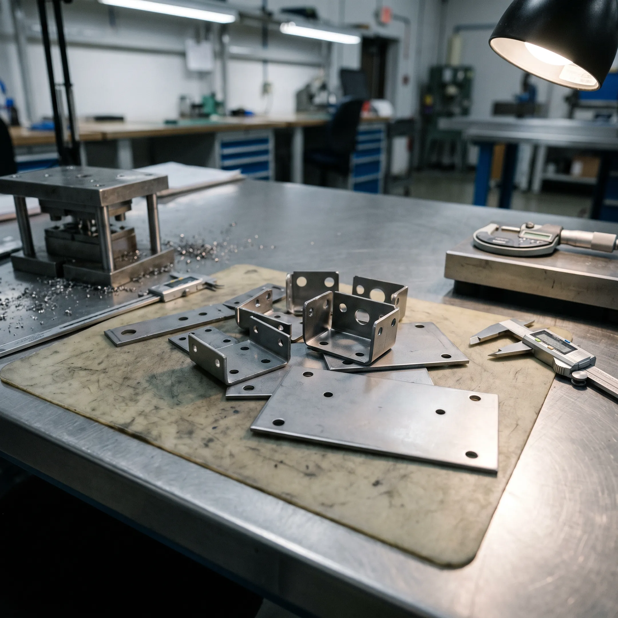 Stamped medical metal components and tooling