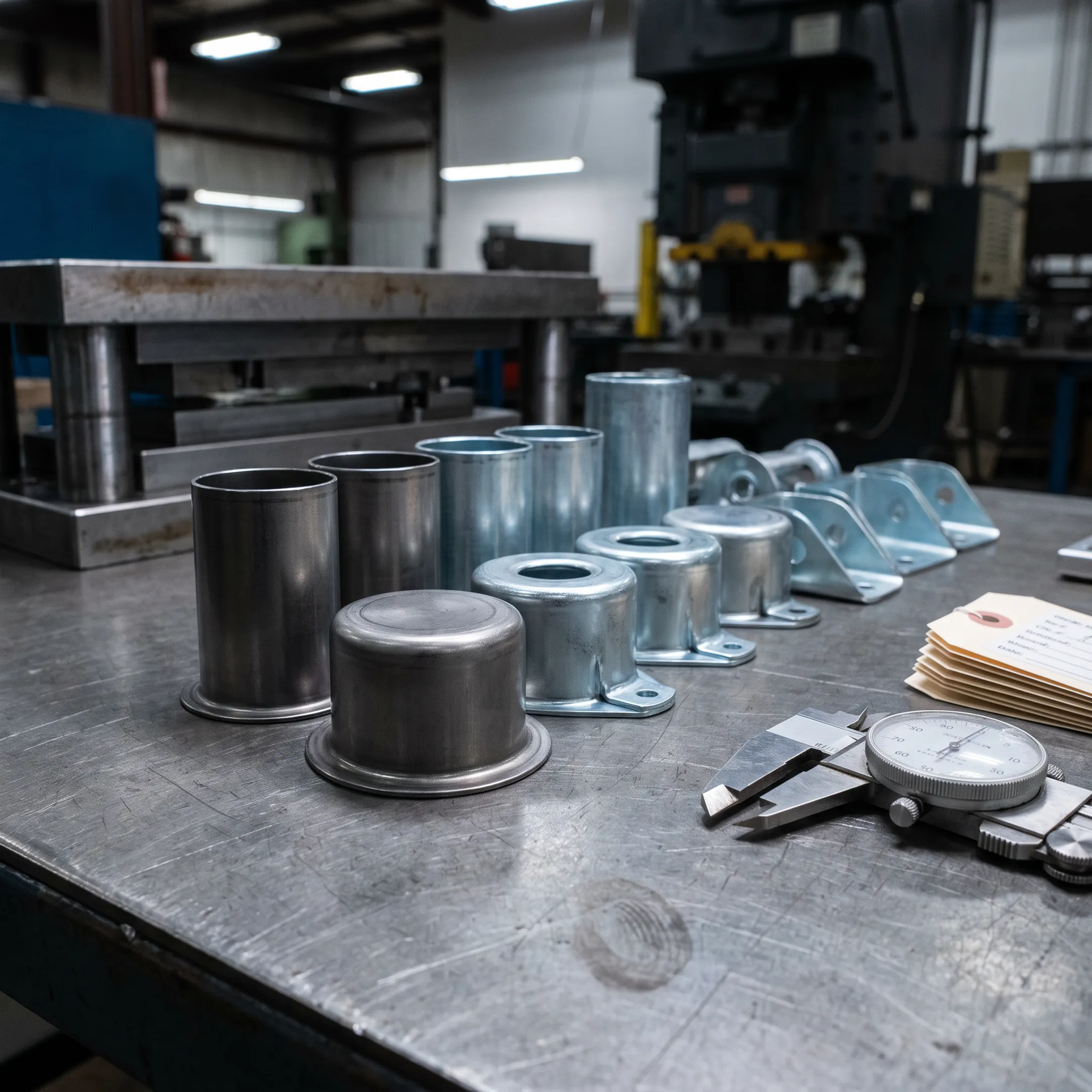 Custom deep drawn metal stamping parts