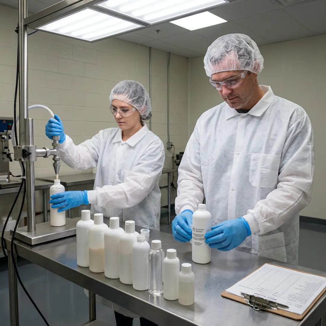 Topical product filling and labeling process